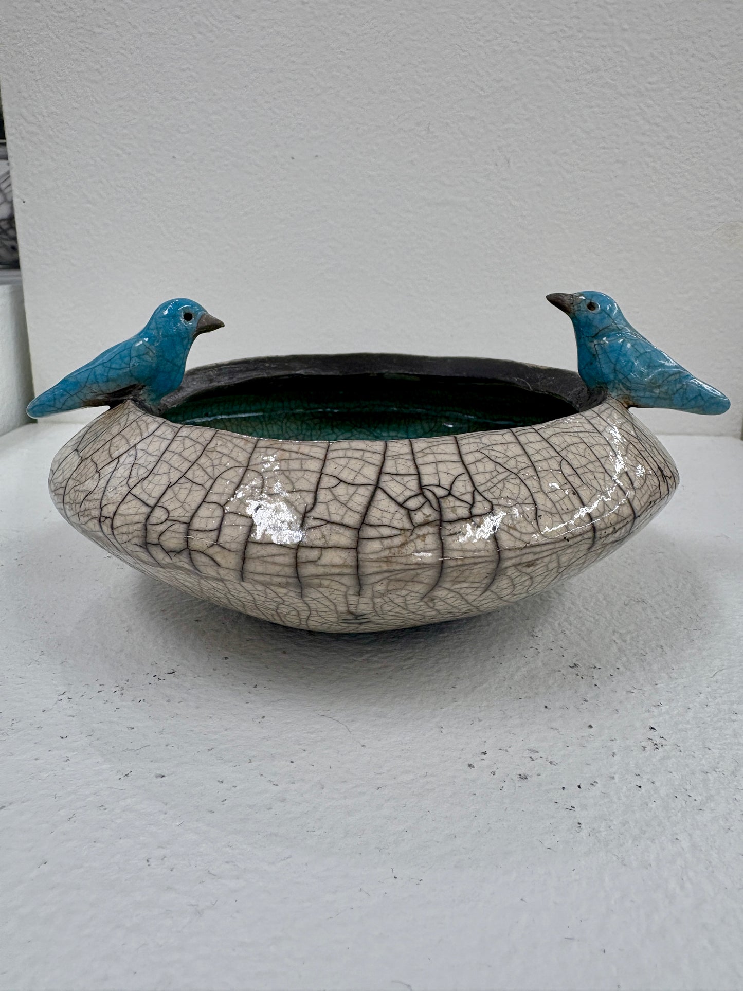 Raku Closed Bowl Pool,2 Birds