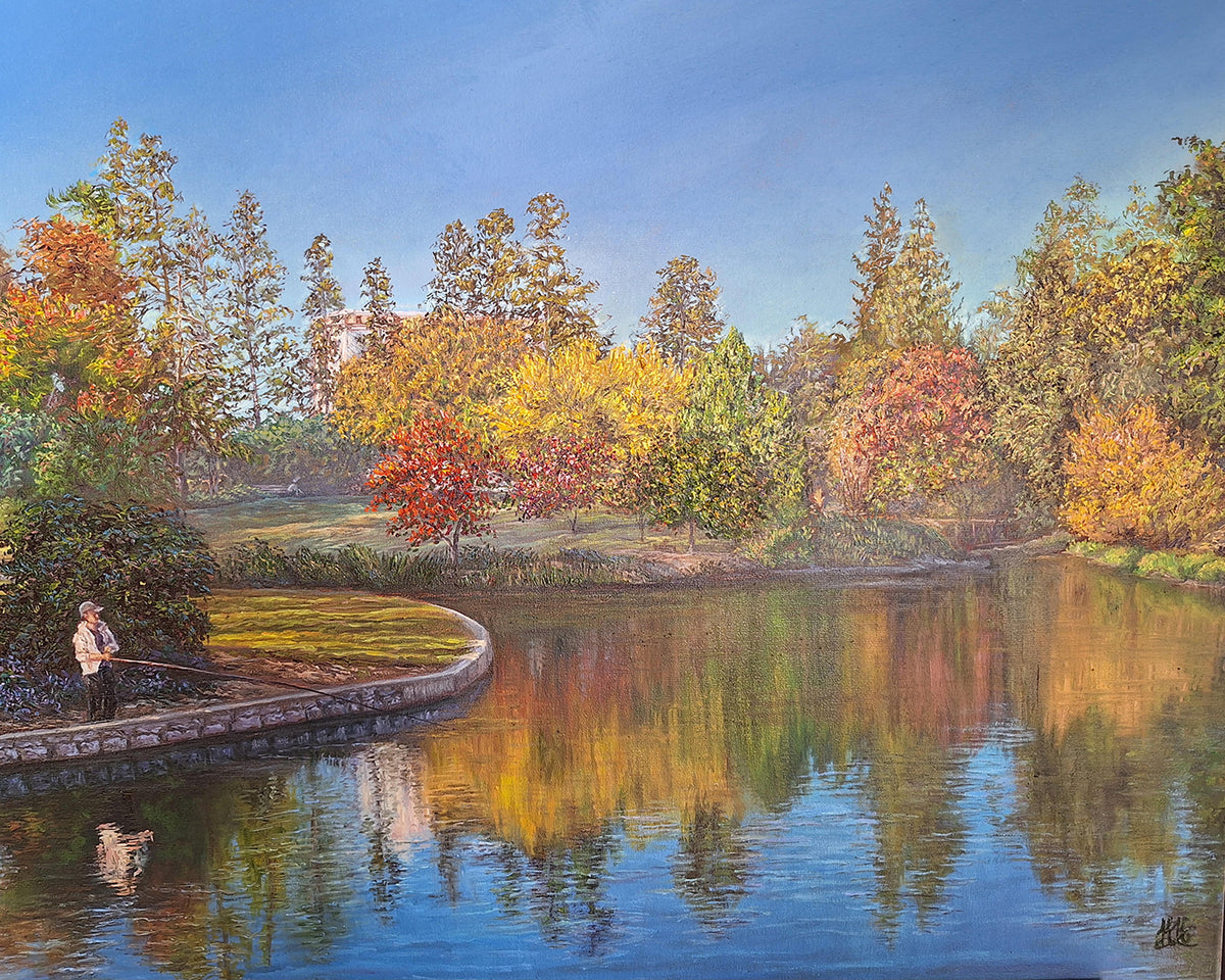 Fisher,oill on canvas
