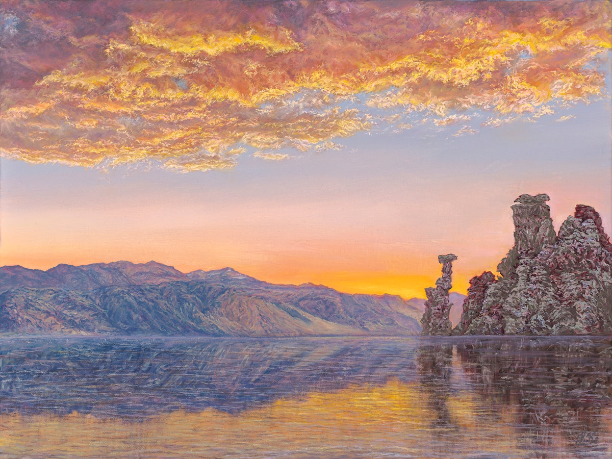 Reflection, oil on canvas