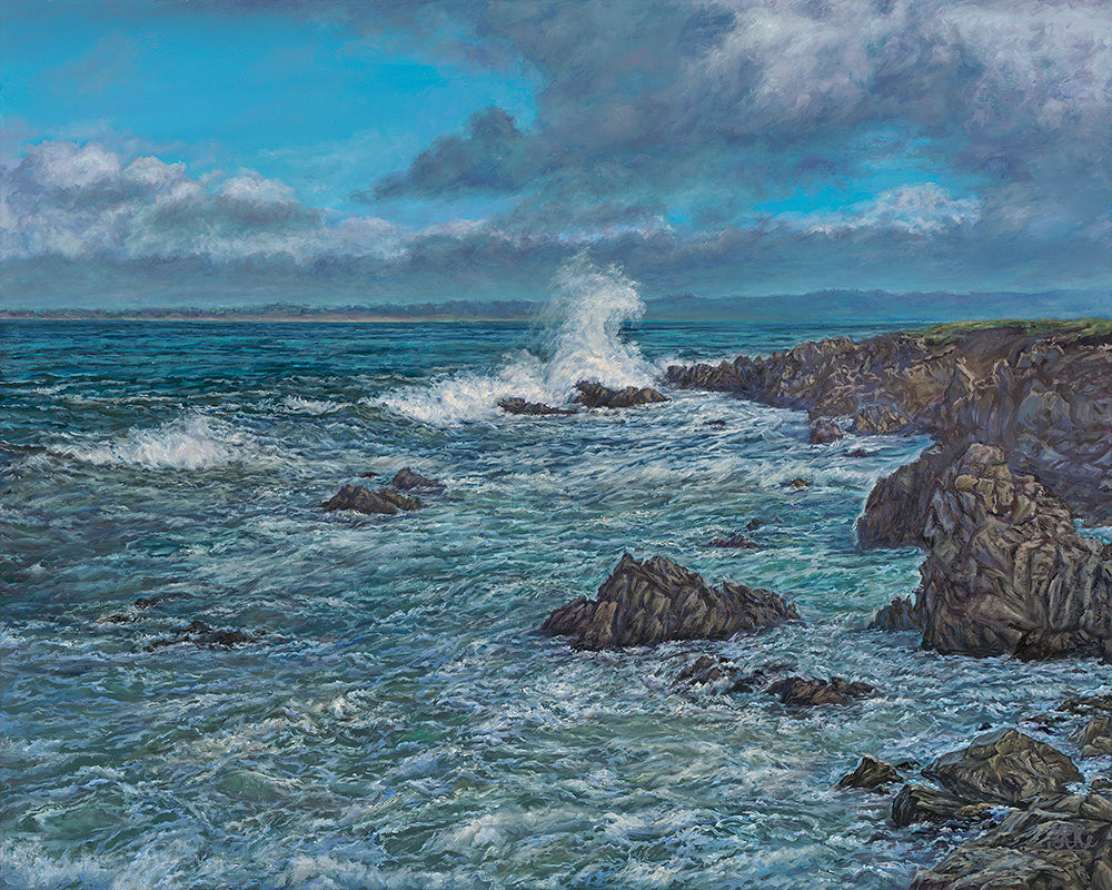 Splash, oil on canvas