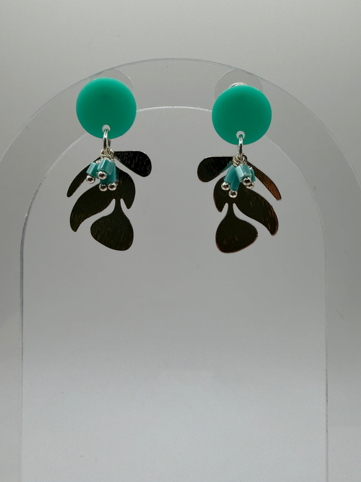 Earrings - Silver Leaves 3