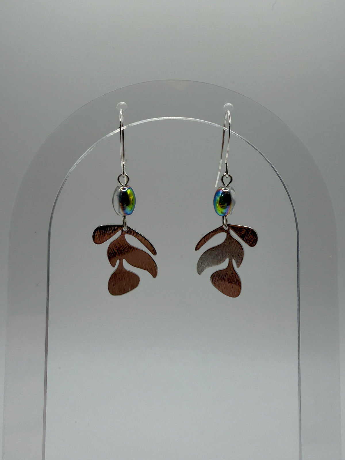 Earrings - Silver Leaves 4
