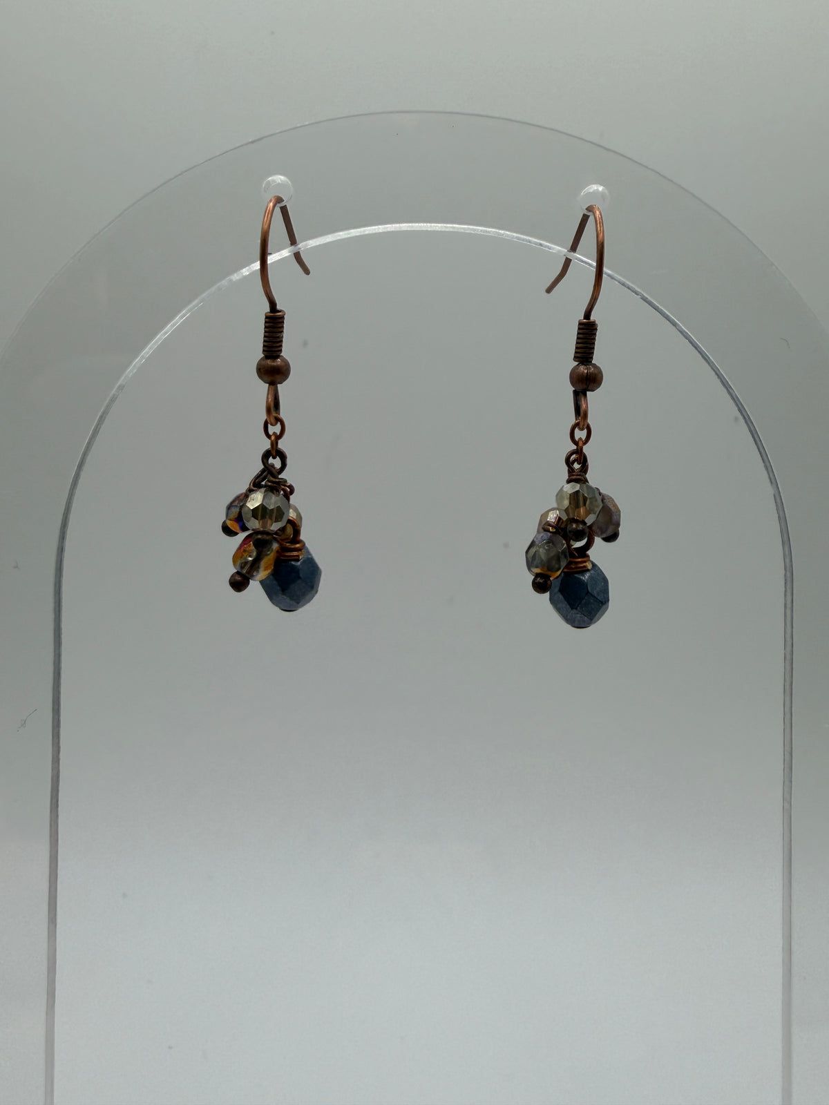 Earrings - Grey-blue Dangles