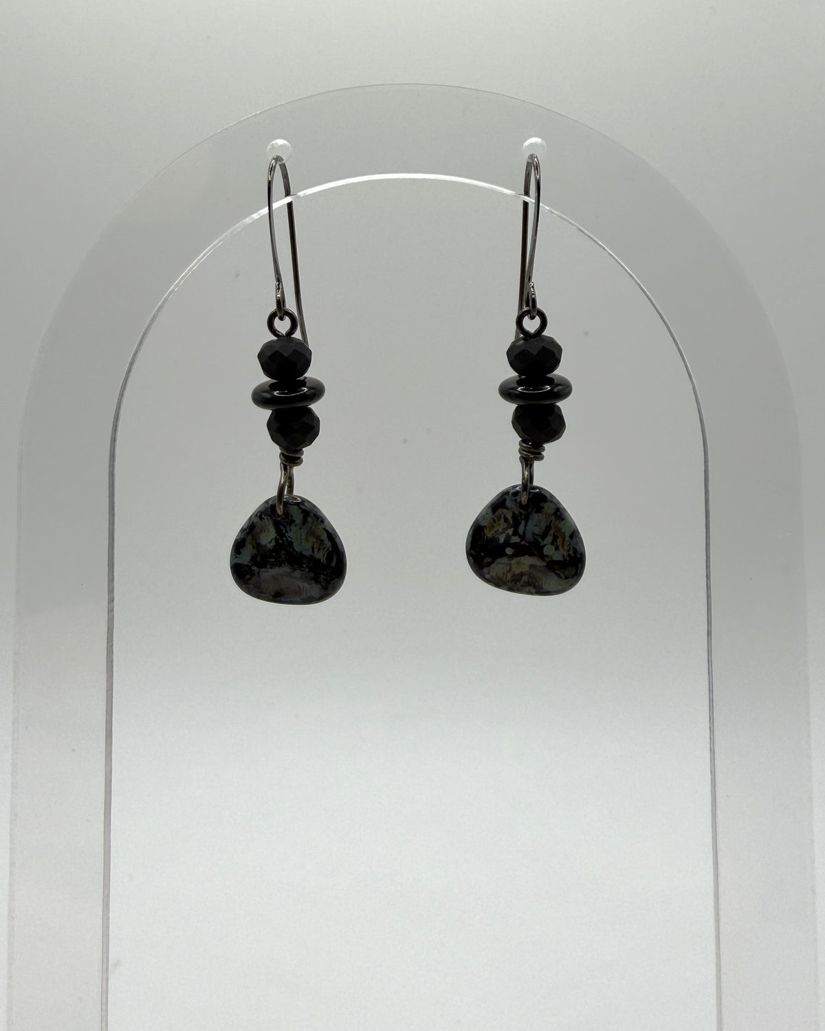 Earrings - Stacking Black