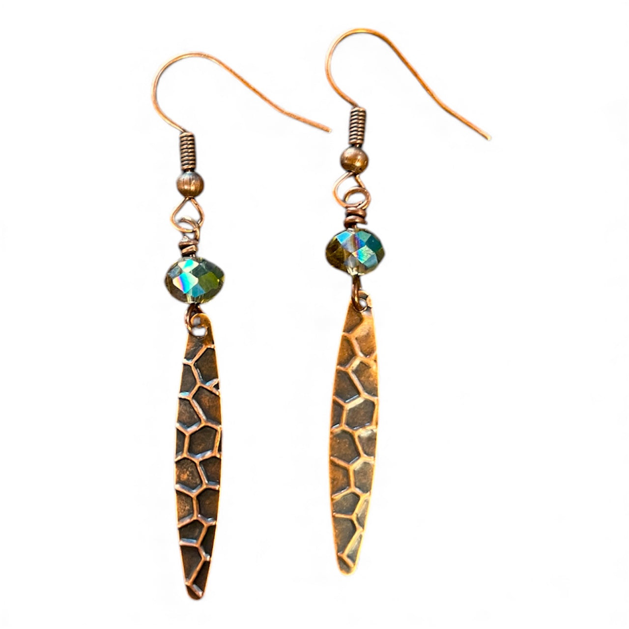 Earrings - Copper Daggers