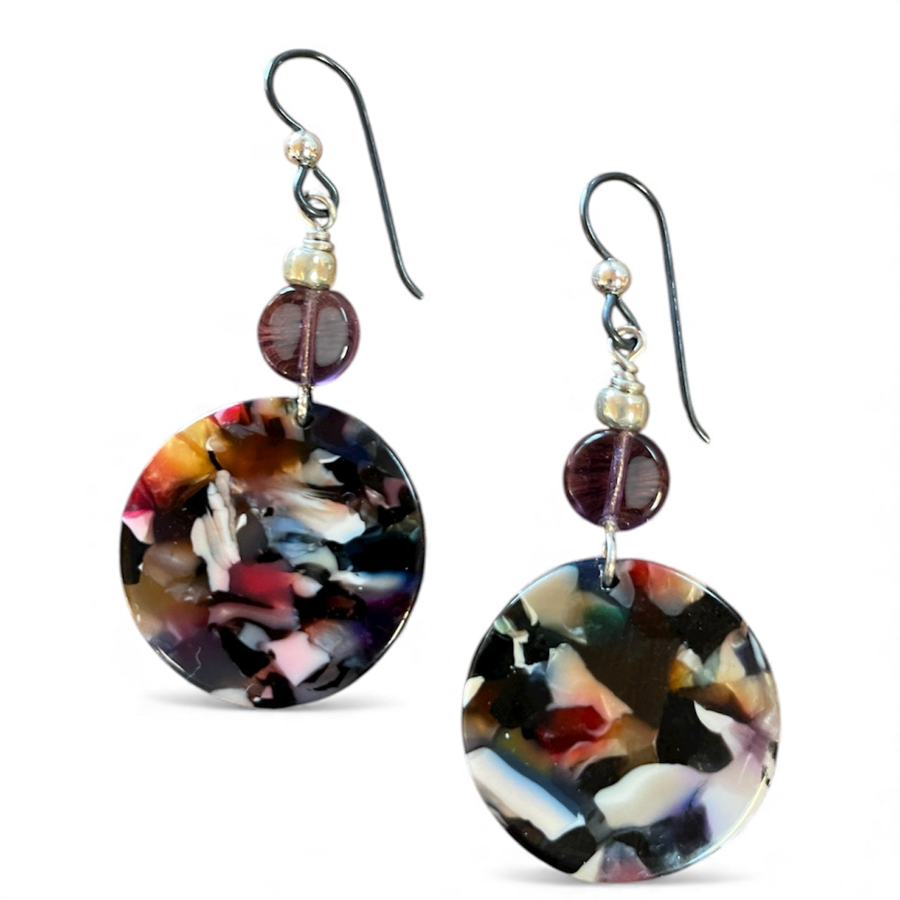 Earrings - Translucent Circles