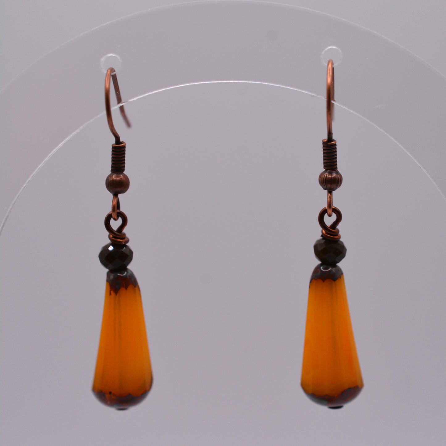 Earrings - Golden Earthy Dangles