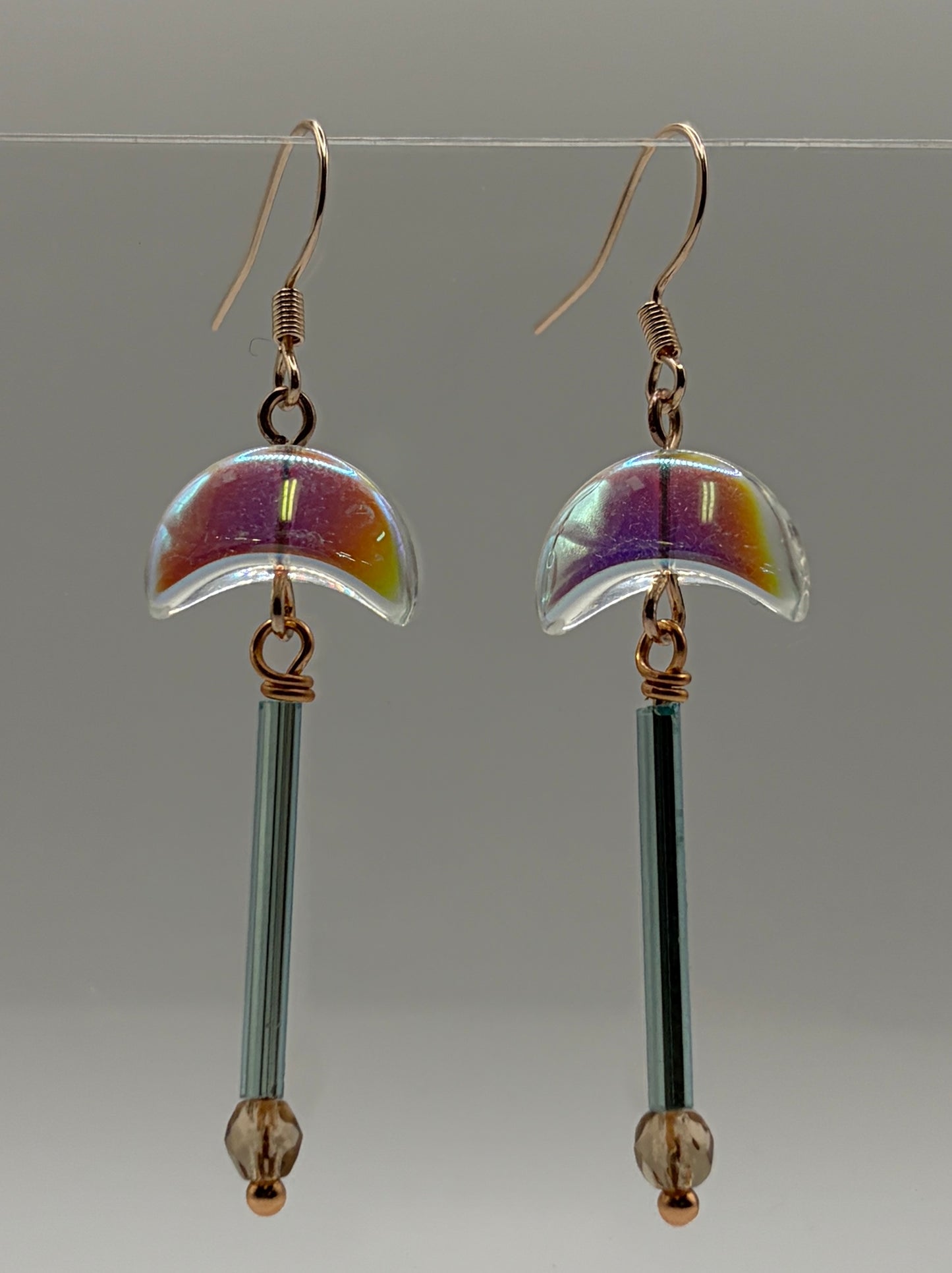 Earrings - Half-Moon Dangles 1