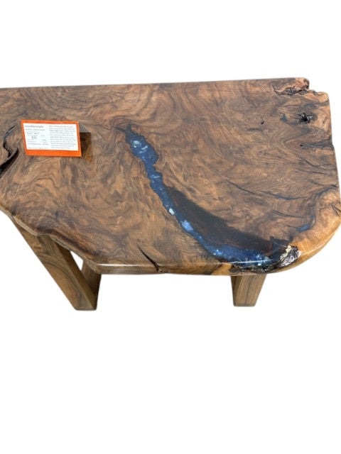 Walnut/Copper End Table X 2
