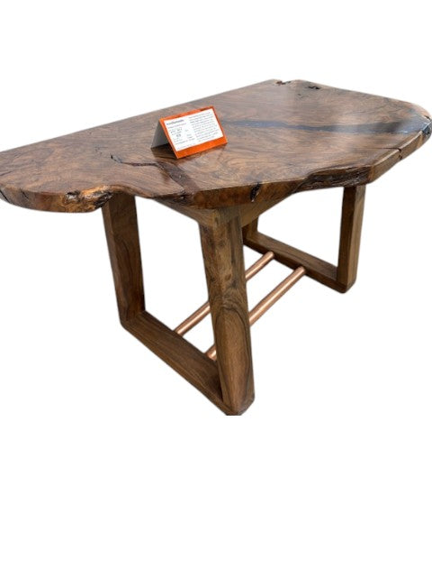 Walnut/Copper End Table X 2