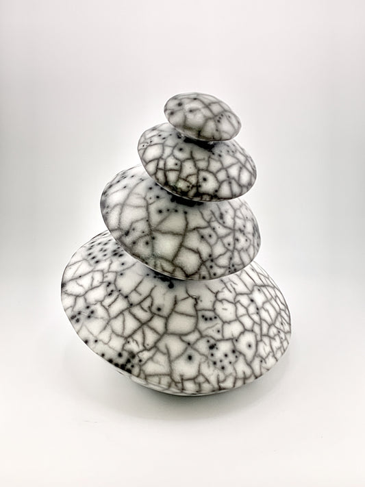 Naked Raku Cairn