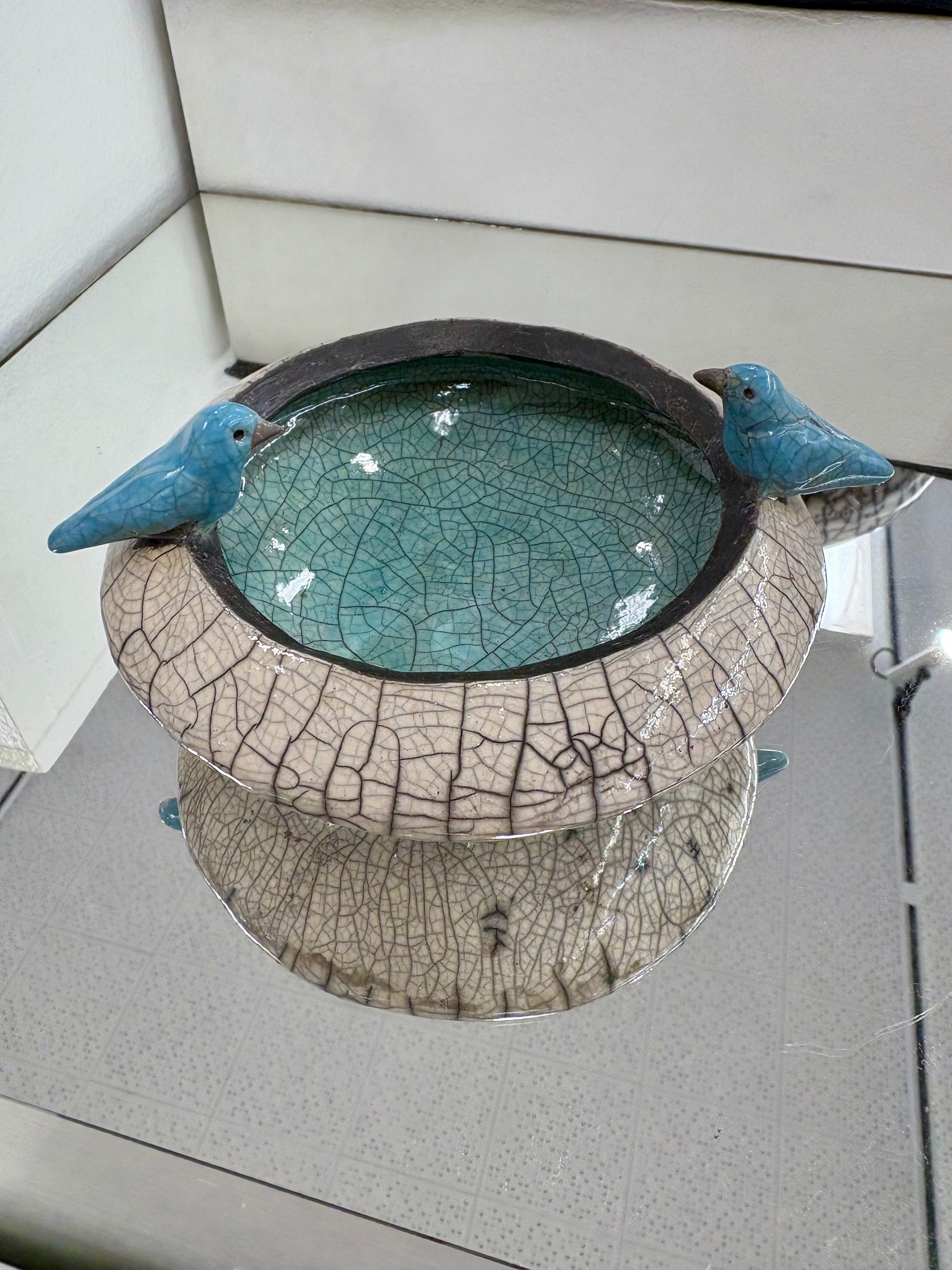 Raku Closed Bowl Pool,2 Birds
