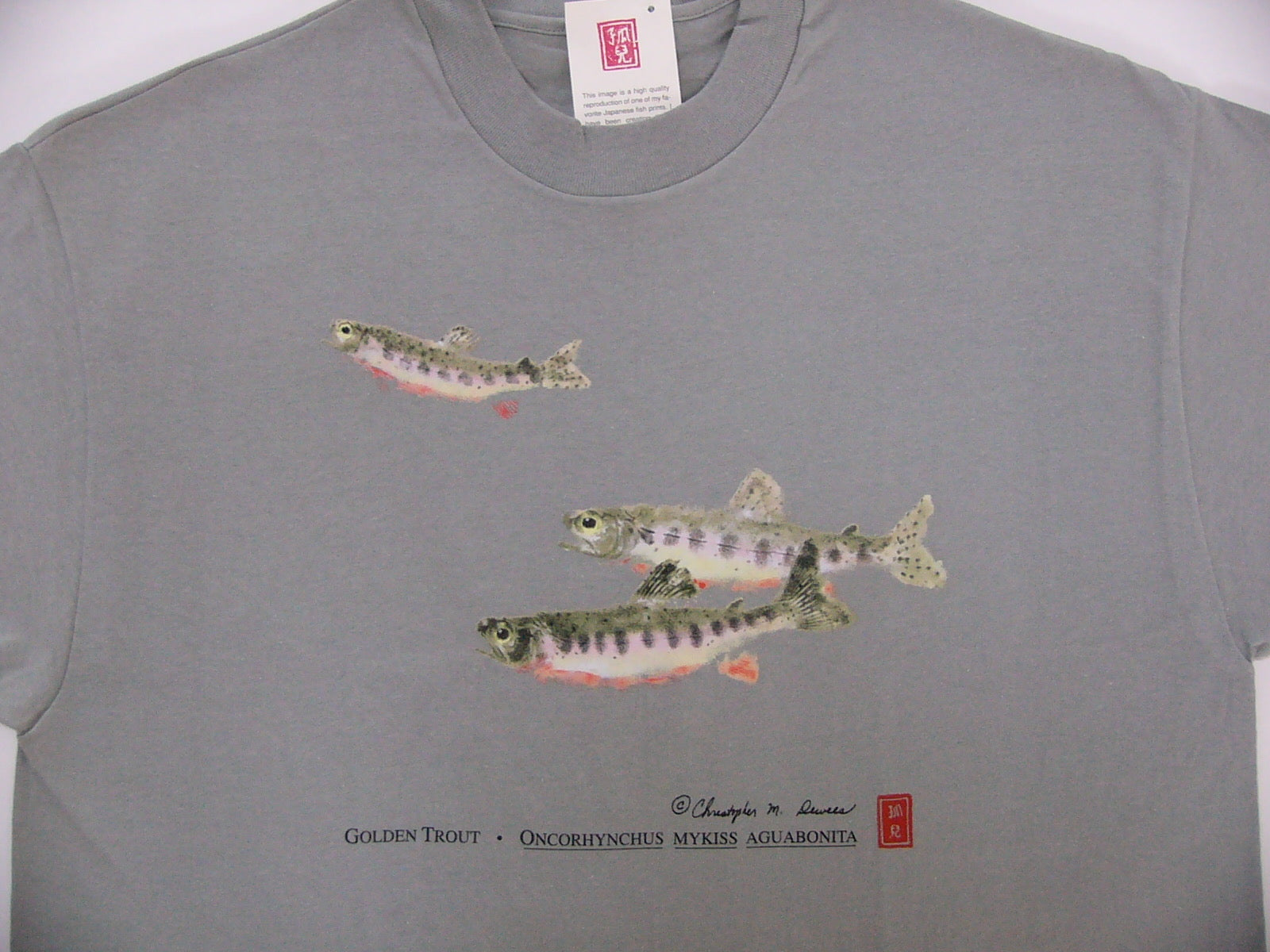 T-Shirt, Golden Trout, Green