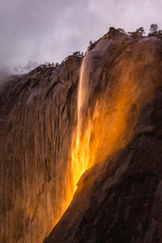 Fire Water 8.5x11 Mat Print