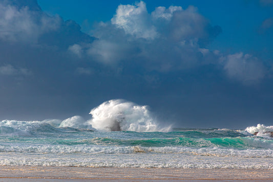 Wind & Waves 16 X 24 Metal Print