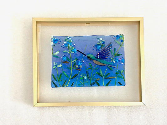 Hummingbird in Blue
