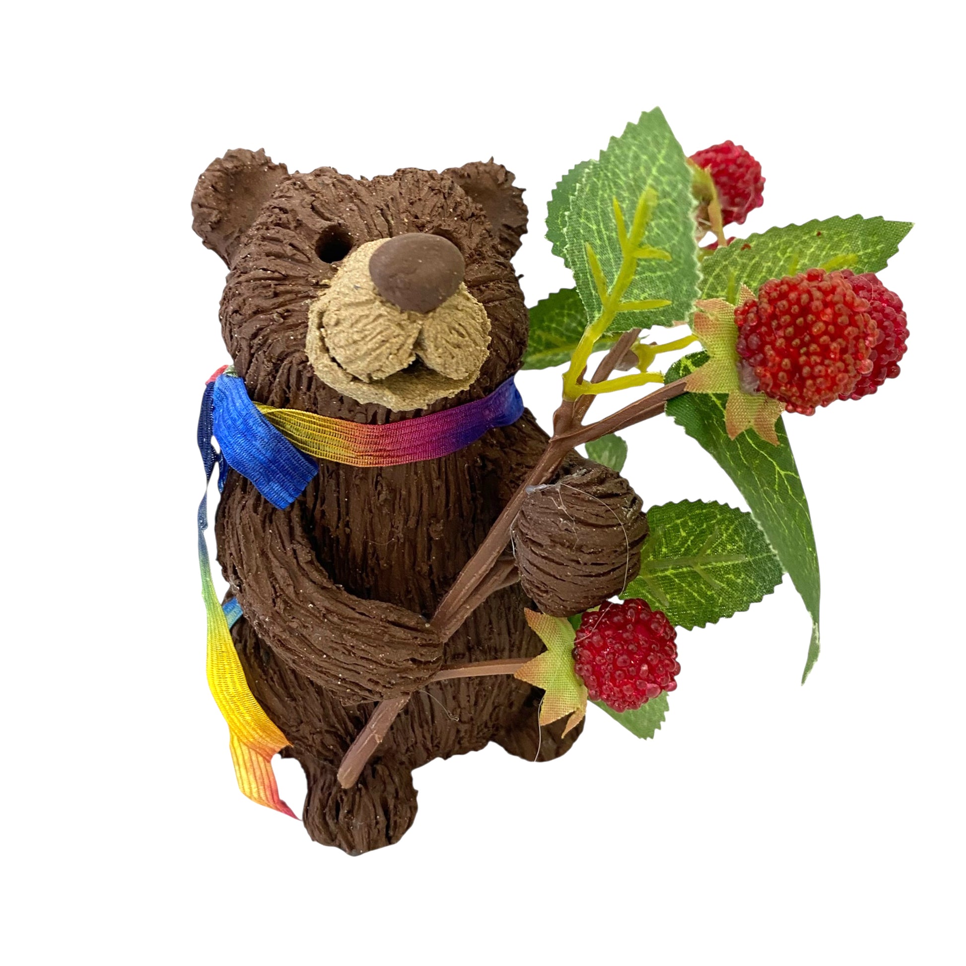 Small Bear With Berries