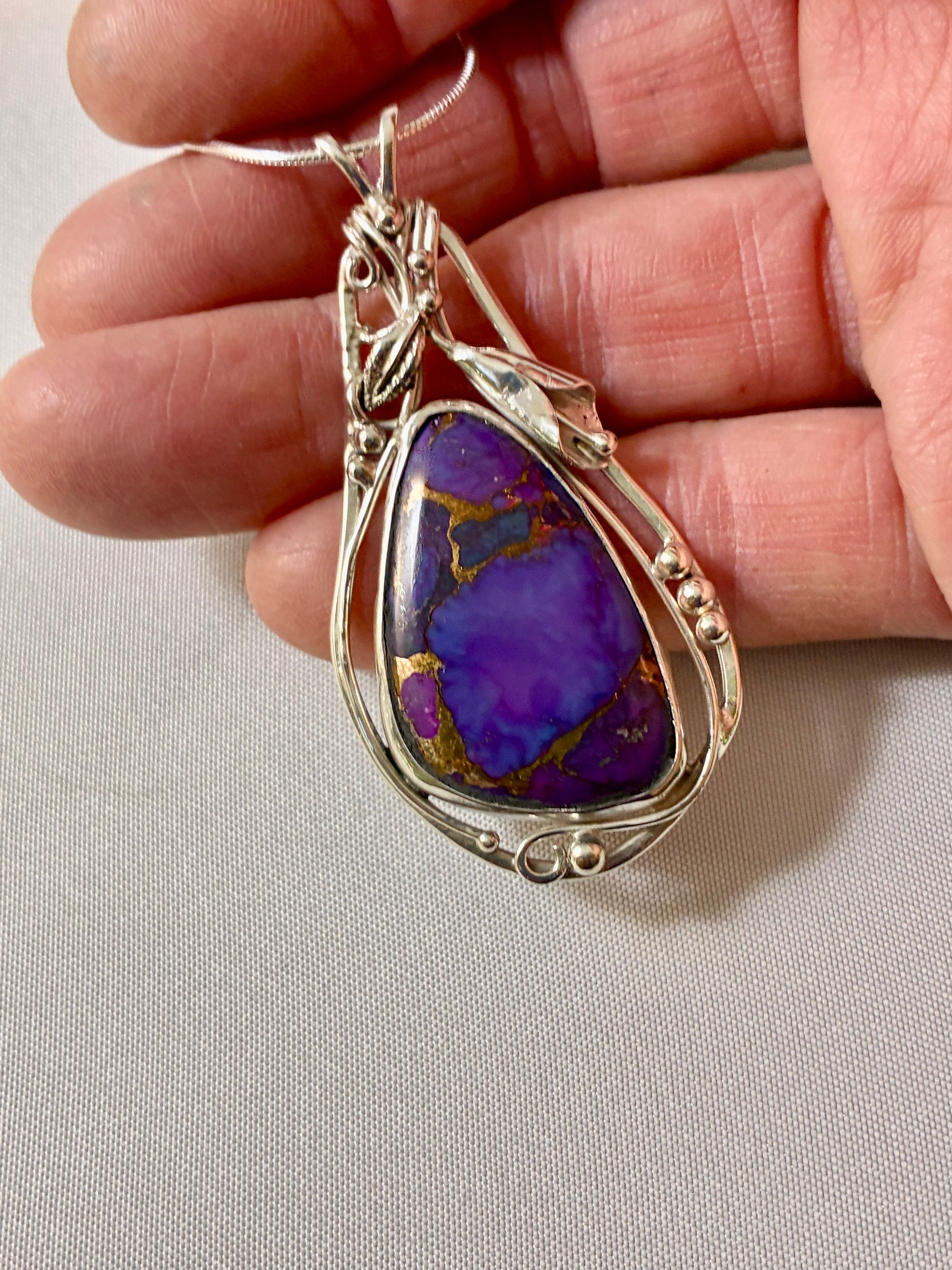 Mohave Turquoise Lily/Leaf Freeform OL