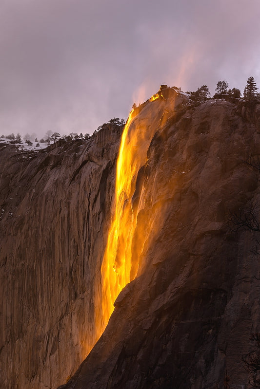 Fire & Ice 20 X 30 Metal Print
