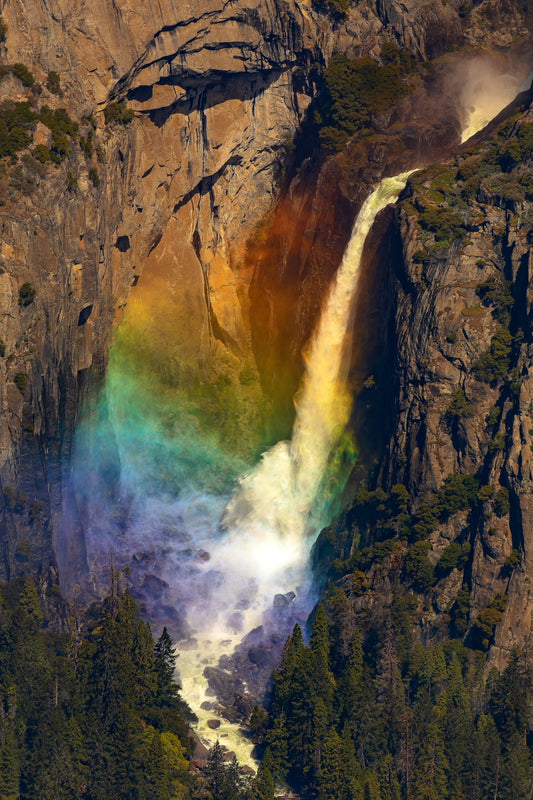 Rainbow Mist 16 X 24 Metal Print