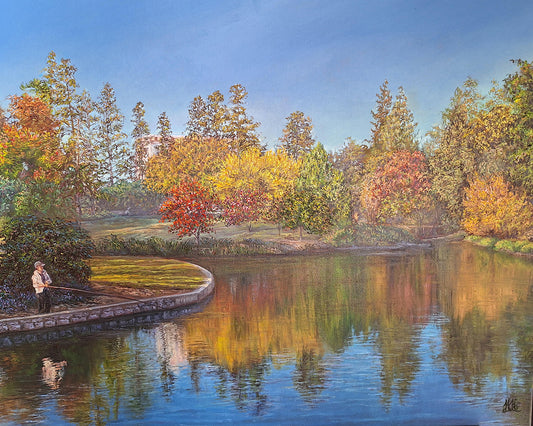 Fisher,oill on canvas