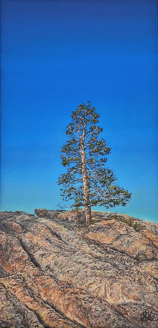 Solitude, oil on canvas
