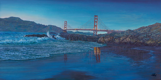 Twilight, oil on canvas