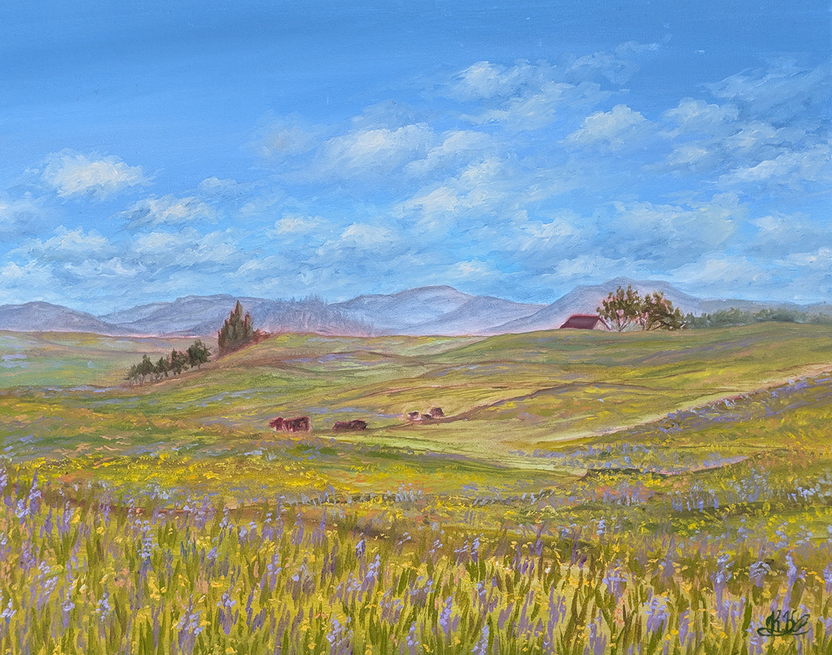 In Bloom, oil on canvas