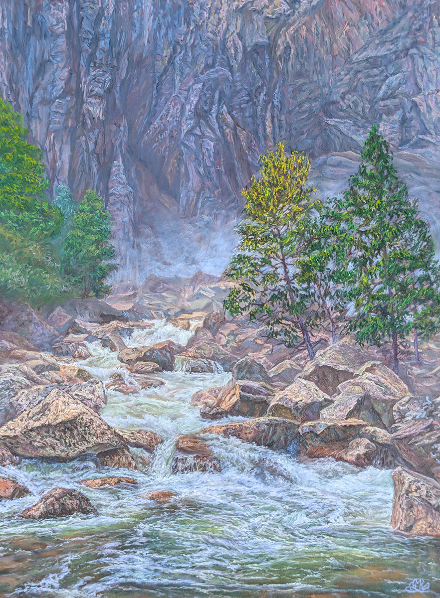 Moments of Peace, oil on canvas