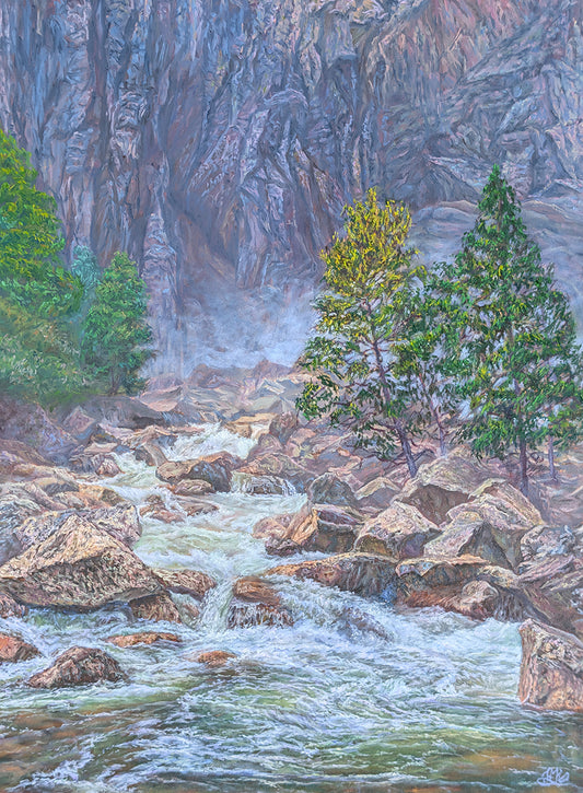 Moments of Peace, oil on canvas