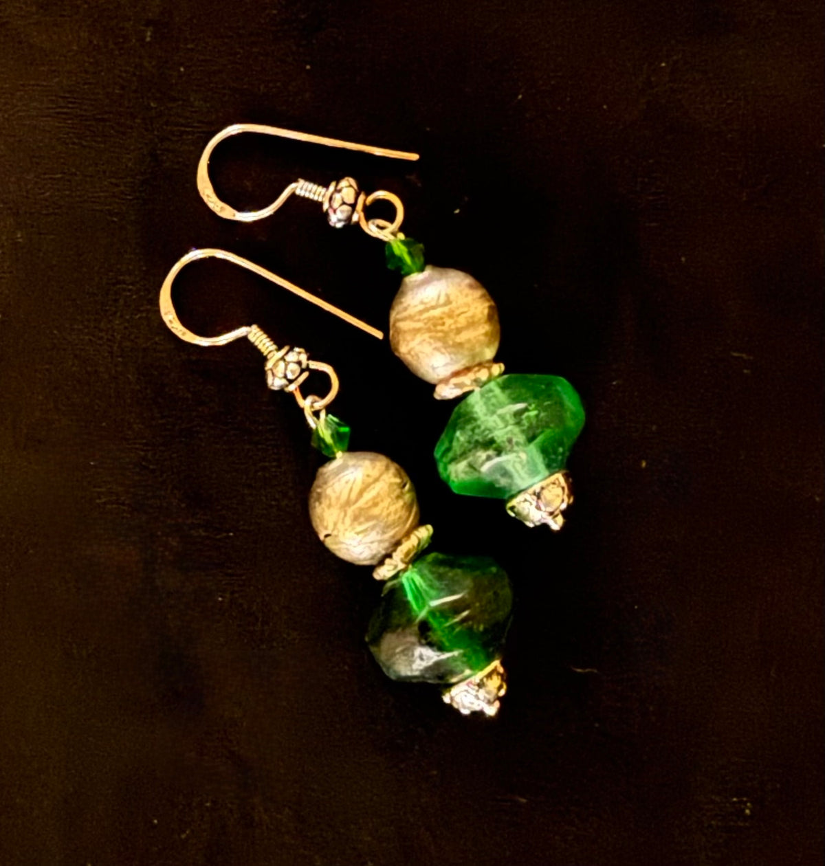 Green Vaseline Dangles
