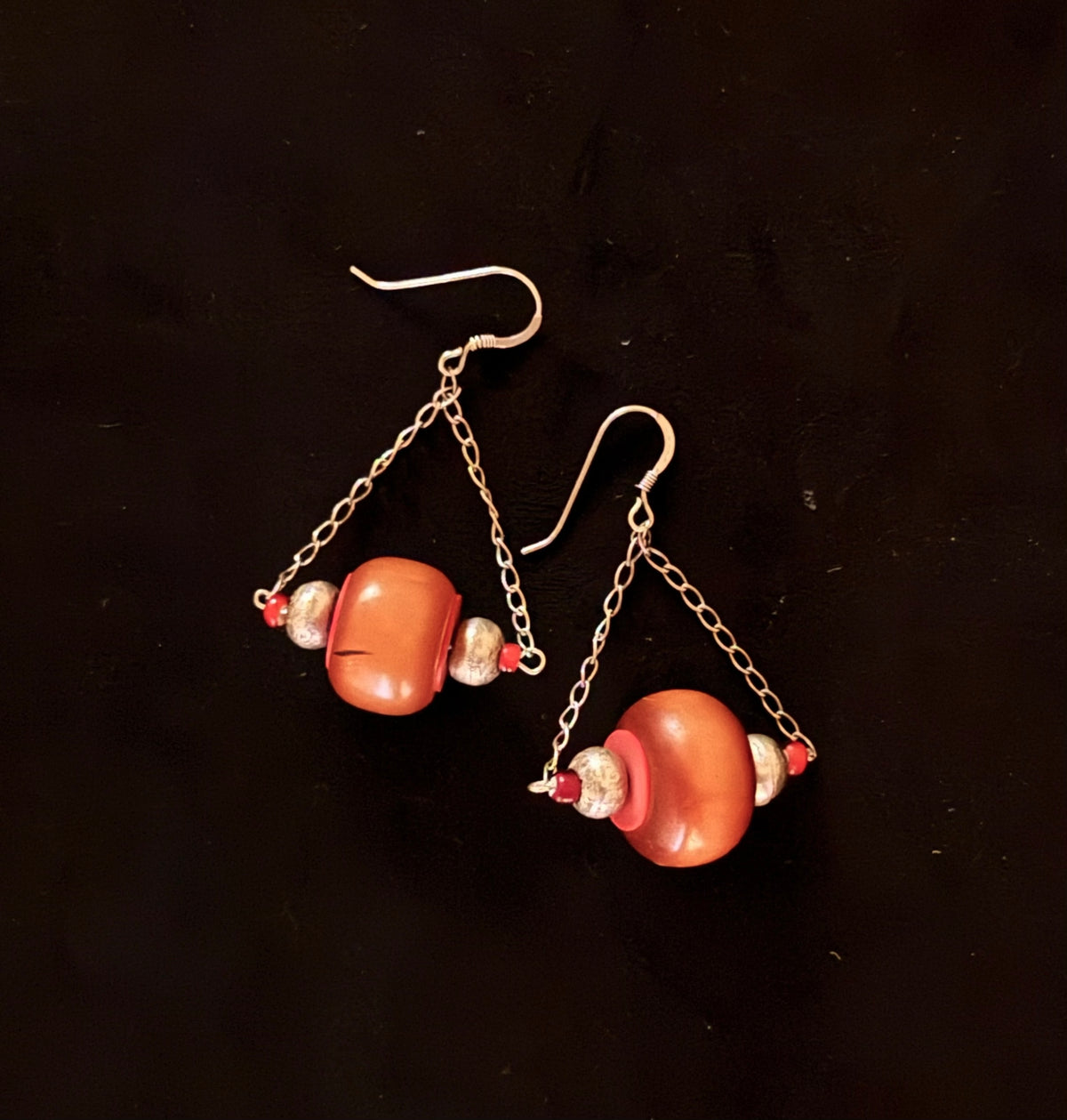 Almost Amber Earring: Sm