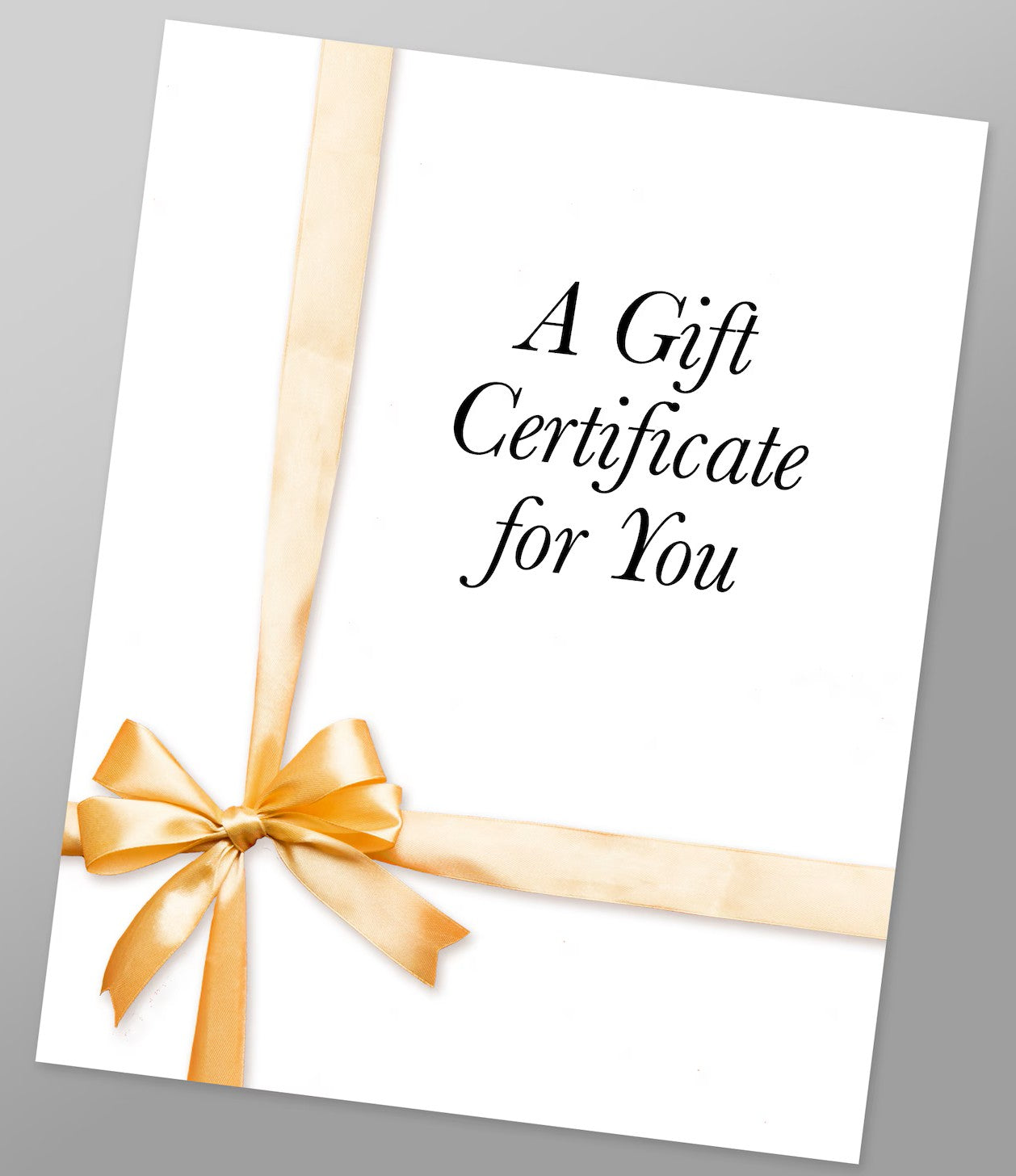 Gift Certificate