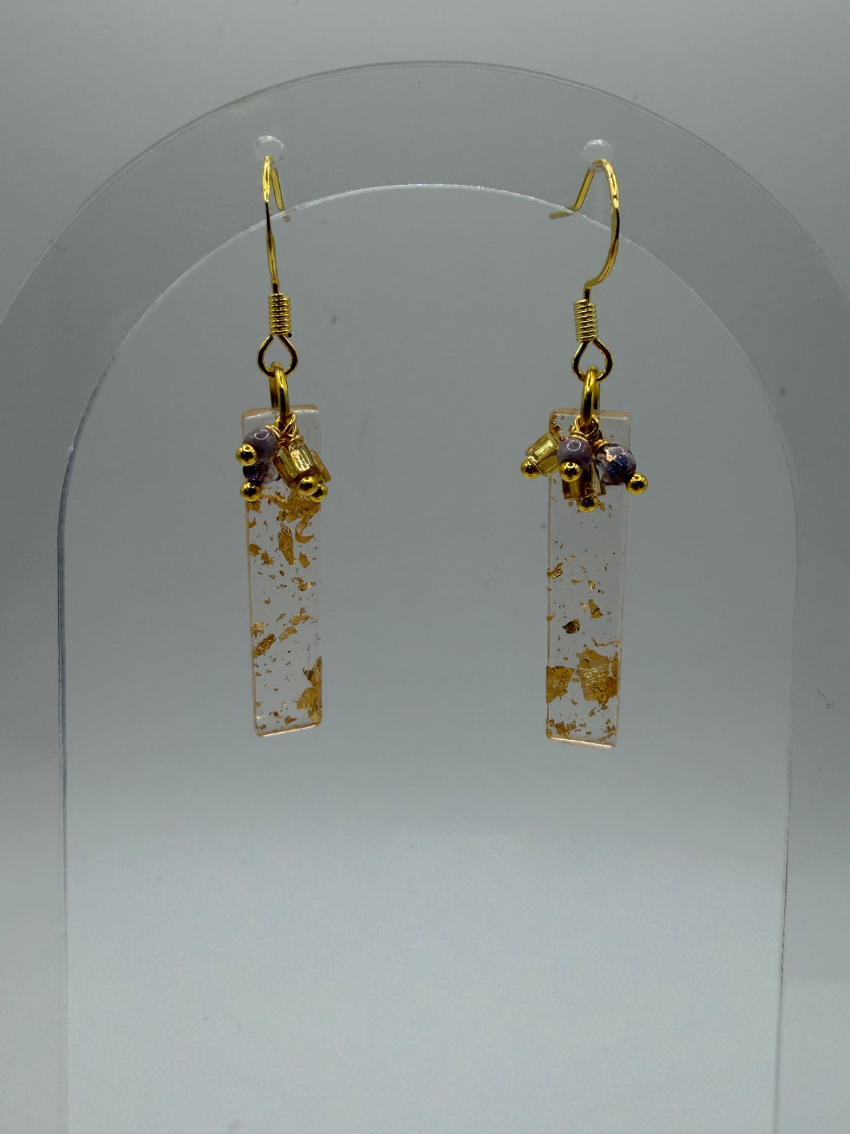 Earrings - Gold Flakes