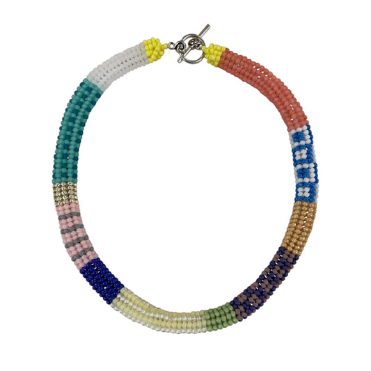 Herringbone Necklace - Playful Pattern