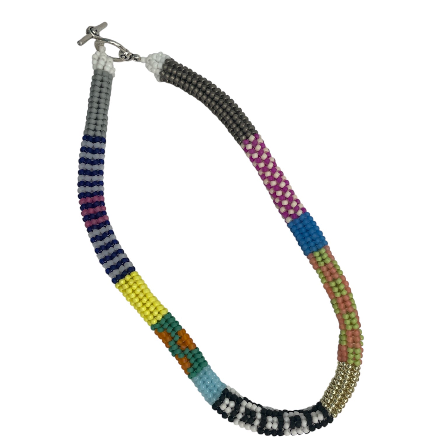 Herringbone Necklace - Playful Pattern