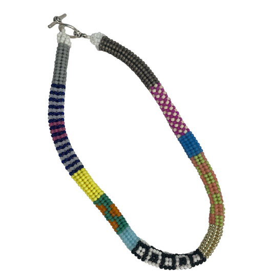 Herringbone Necklace - Playful Pattern