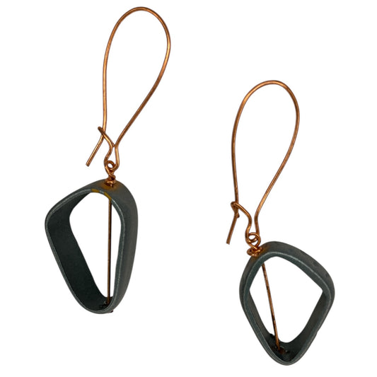 Earrings - Dimensional Copper