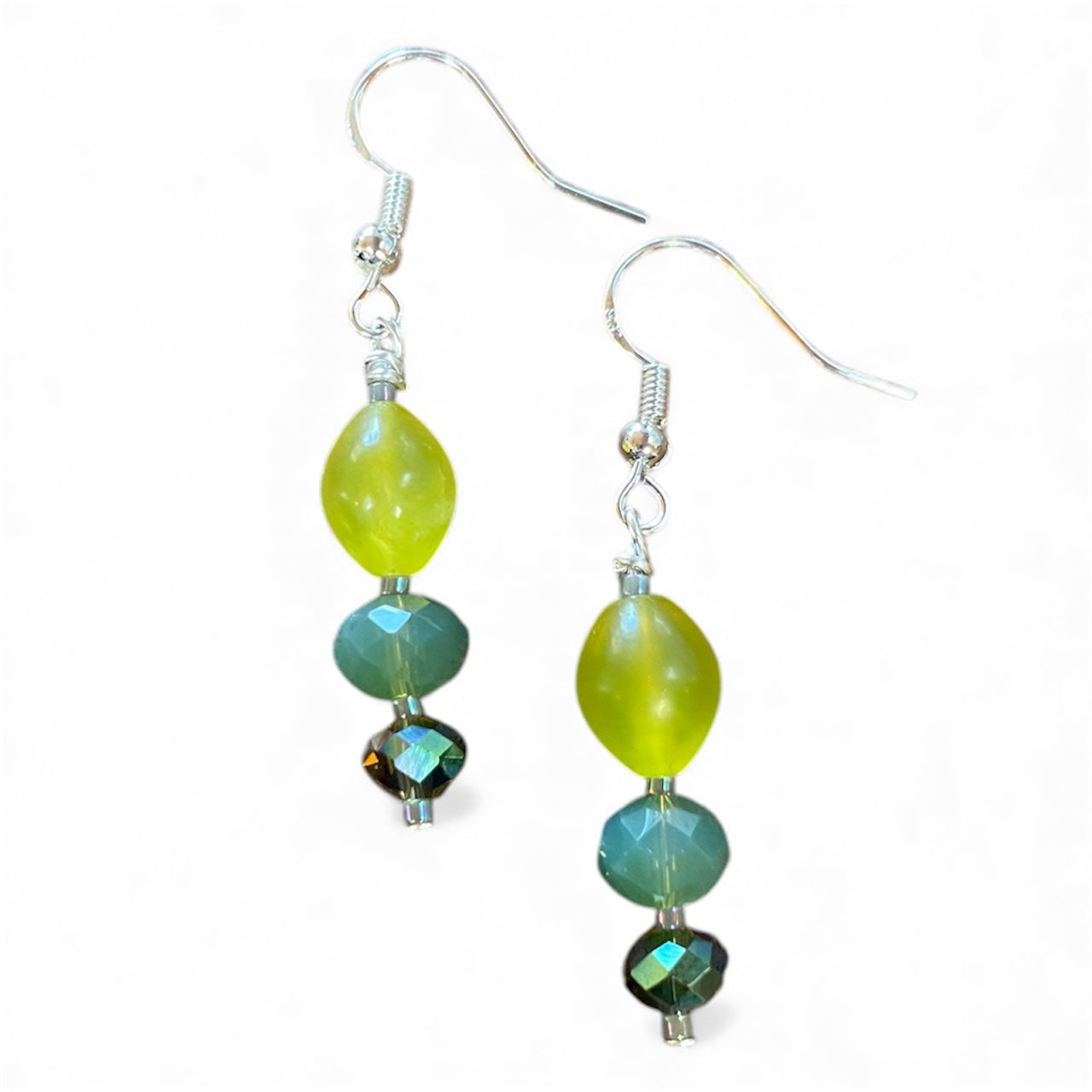 Earrings - Multi-Glass Accents