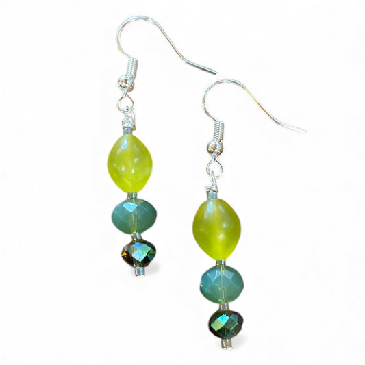 Earrings - Multi-Glass Accents