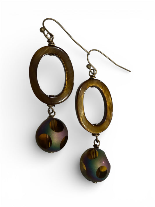 Earrings - Ovals With Accents