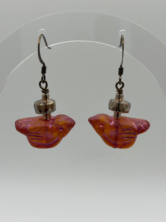 Earrings - Glass Birds