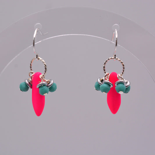 Neon Pink Daggers