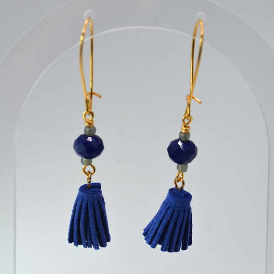Rich Blue Tassles