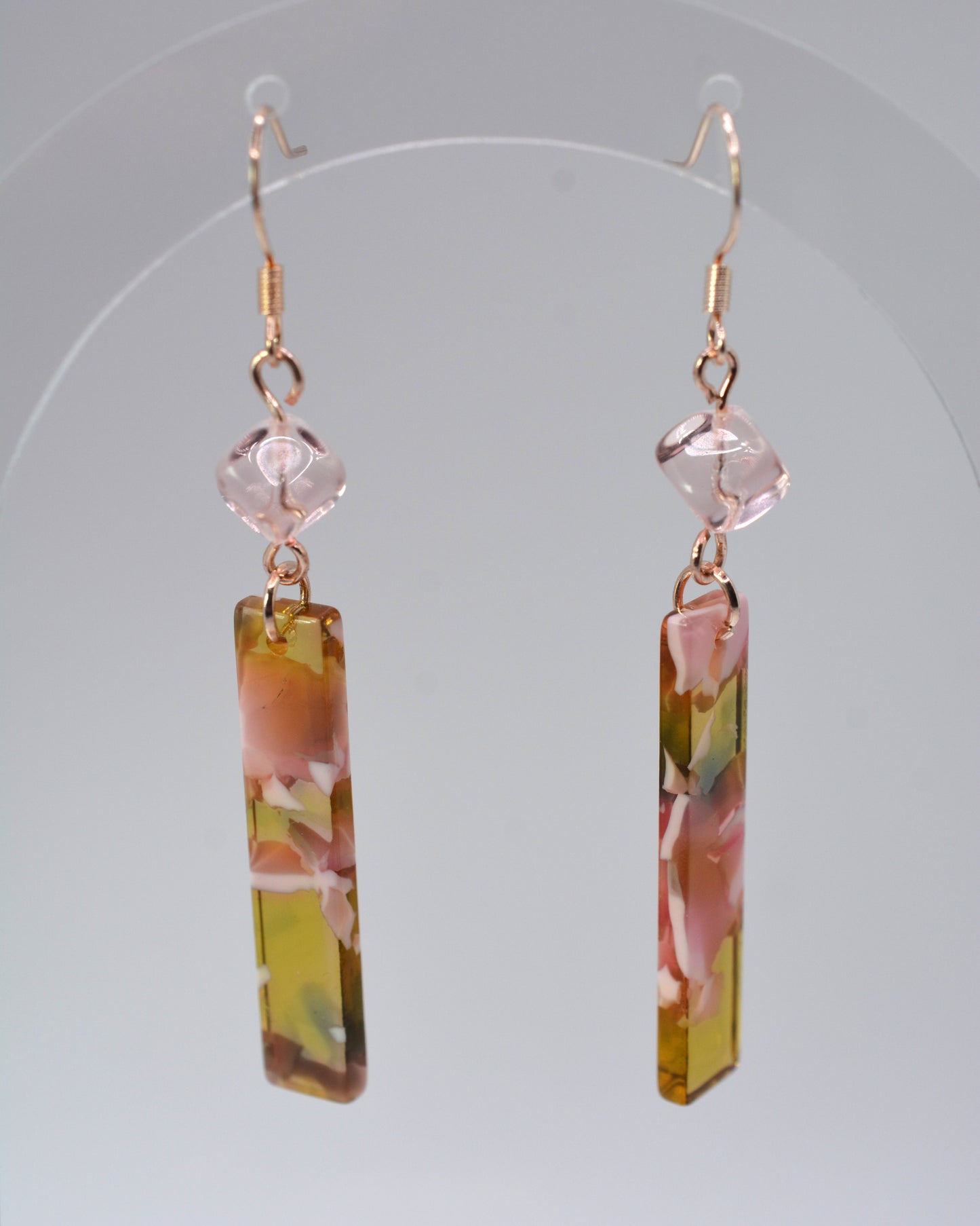 Olive/Pink Acetate Rods
