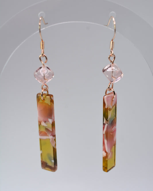 Olive/Pink Acetate Rods