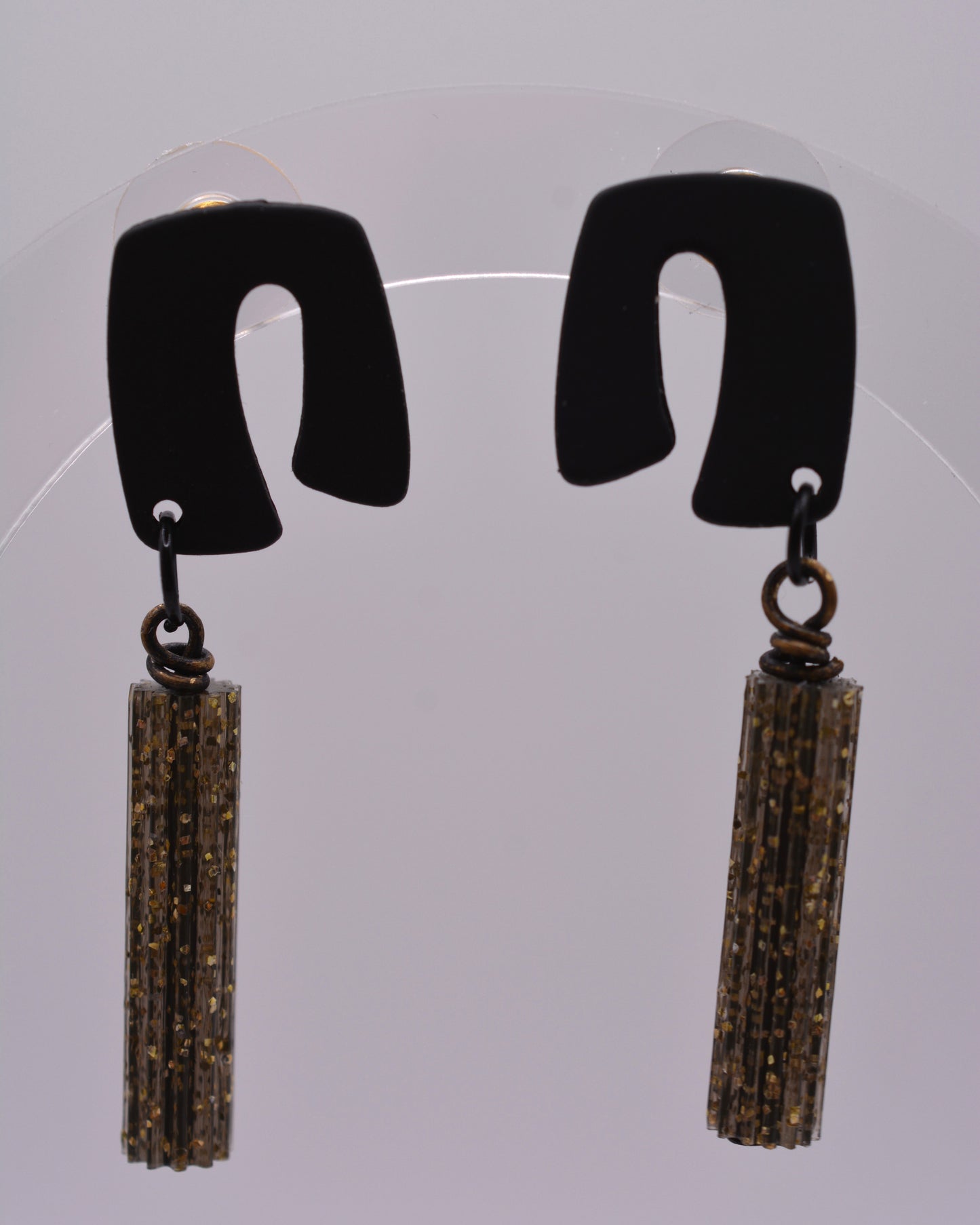 Earrings - Black Asymmetric