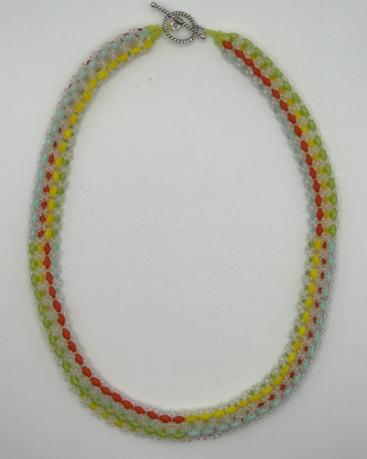 Superduo Necklace - Multi Quadrant