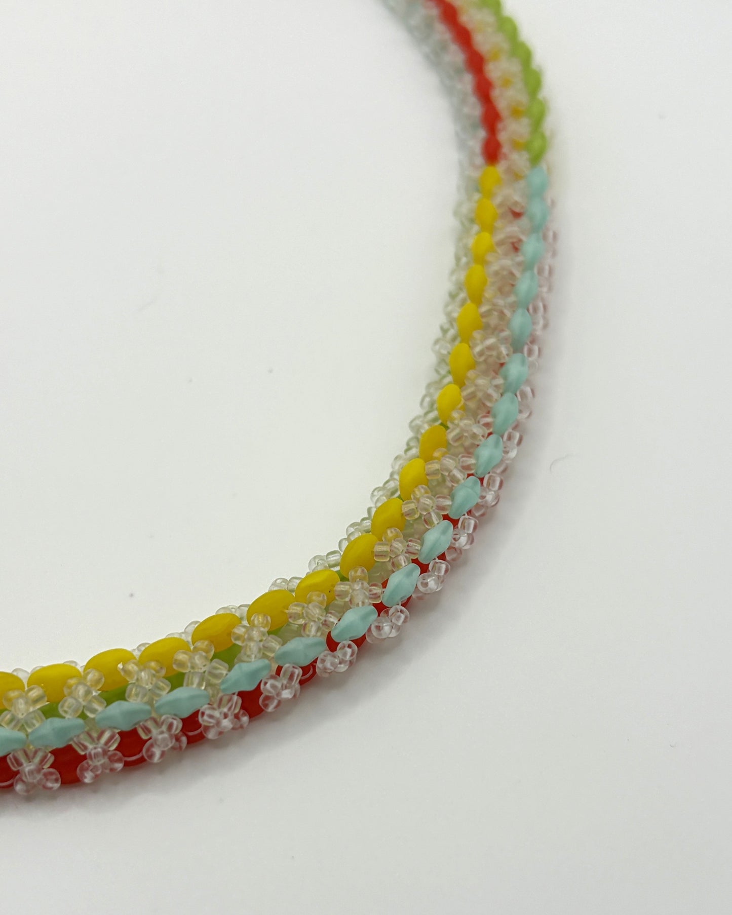 Superduo Necklace - Multi Quadrant
