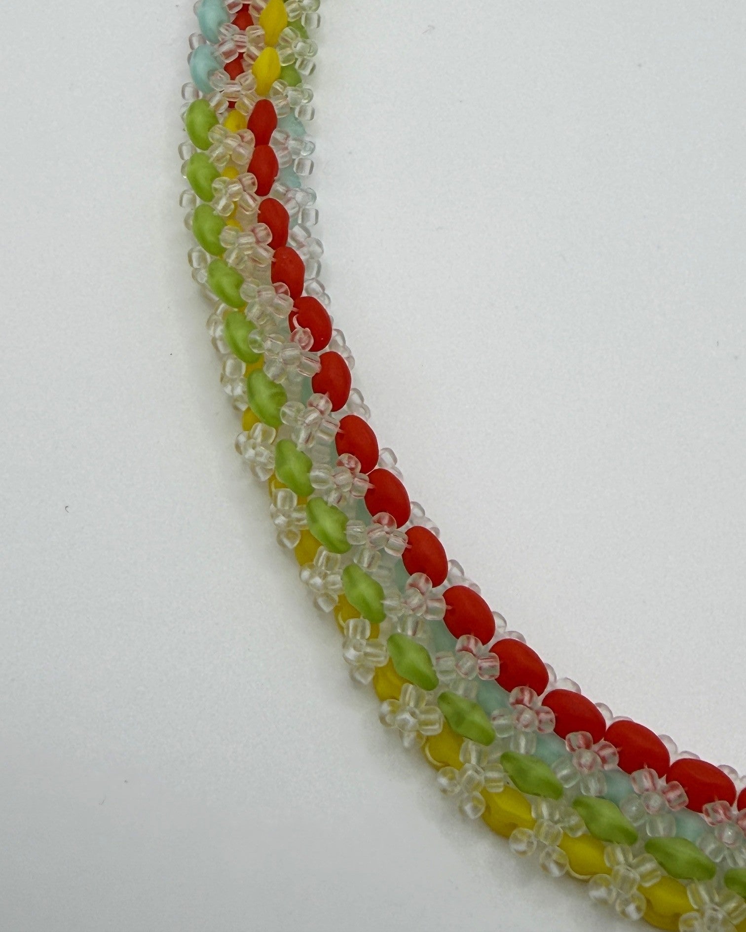 Superduo Necklace - Multi Quadrant
